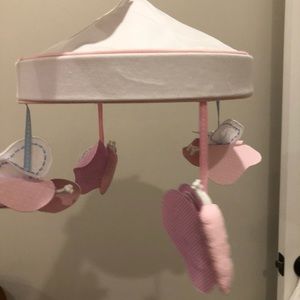 Pottery Barn Kids Bedding - Wooden Butterfly Mobile Pottery Barn Kids Bedding - Wooden Butterfly Mobile